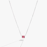 October Birthstone Precious Pendant Necklace - Aaria Tees Aaria Tees
