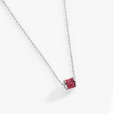 October Birthstone Precious Pendant Necklace - Aaria Tees Aaria Tees