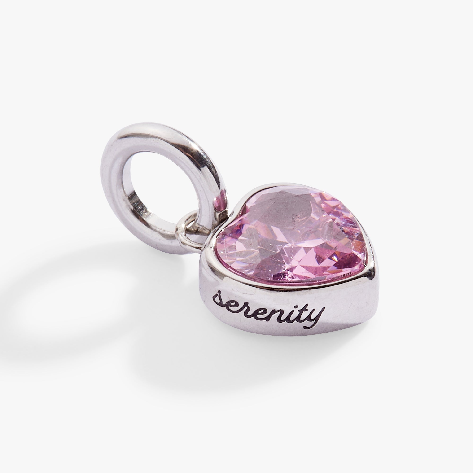 October 'Serenity' Heart Birthstone Charm - Aaria Tees Aaria Tees