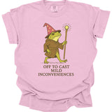 Off to Cast Mild Inconveniences – Wizard Frog T-Shirt - Comfort Colors - Aaria Tees Aaria Tees