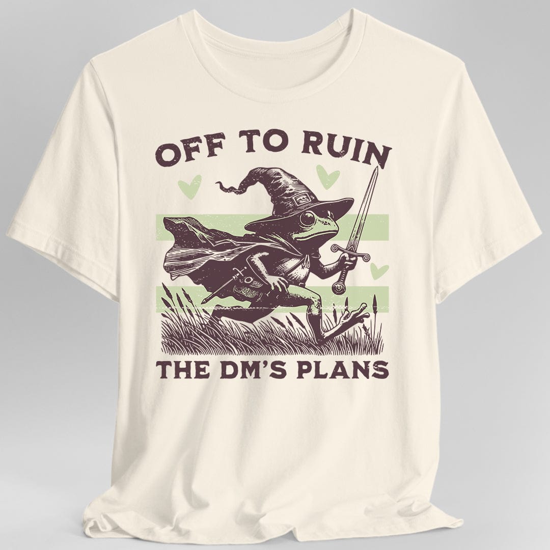 Off to Ruin the DM’s Plans T-shirt - Aaria Tees Aaria Tees