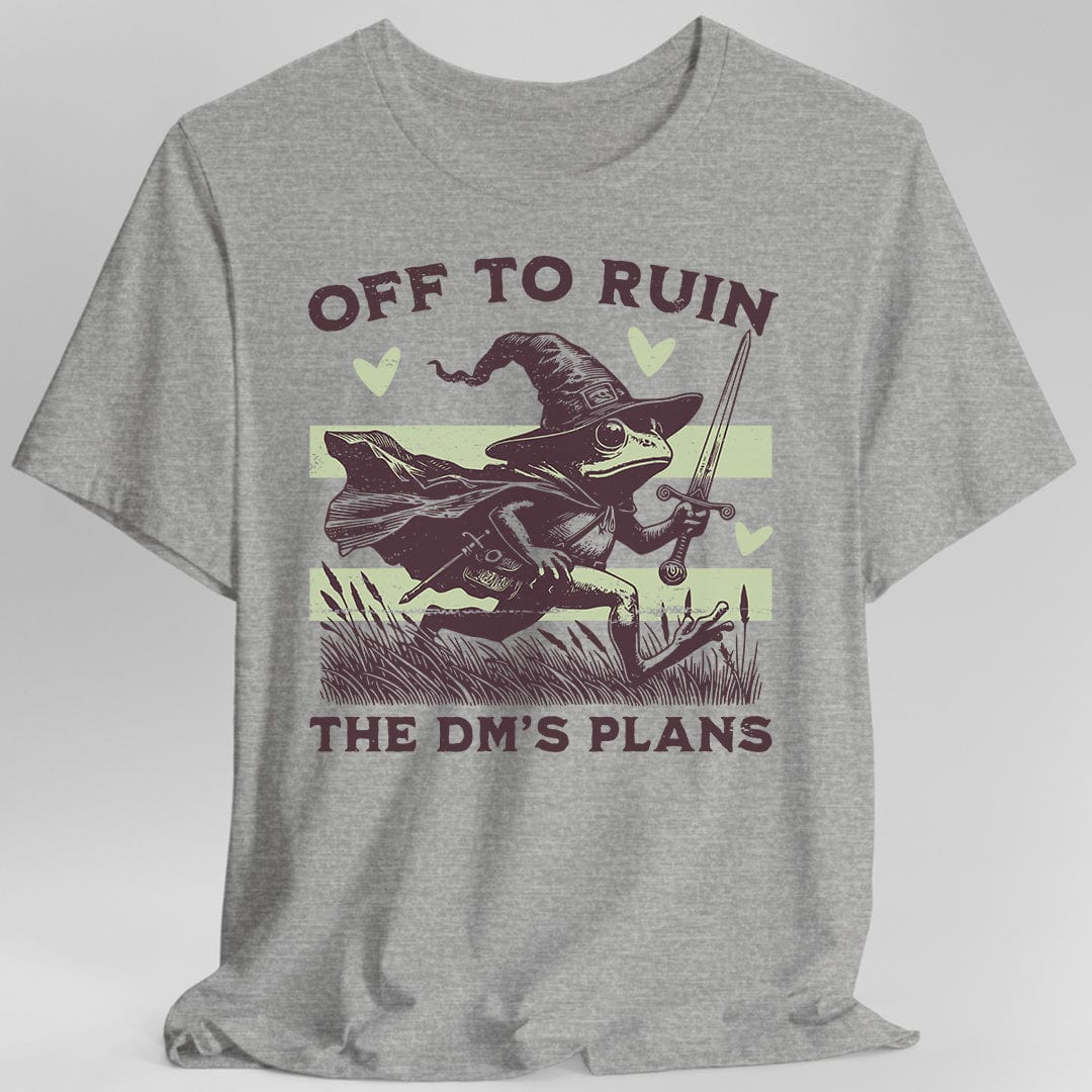 Off to Ruin the DM’s Plans T-shirt - Aaria Tees Aaria Tees