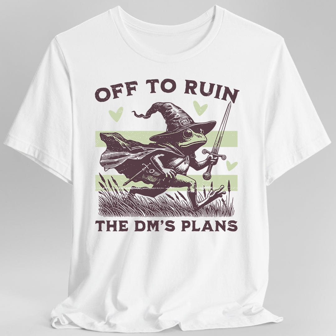Off to Ruin the DM’s Plans T-shirt - Aaria Tees Aaria Tees