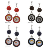 Officially Licensed NFL Stainless Steel Earrings - Aaria Tees Aaria Tees