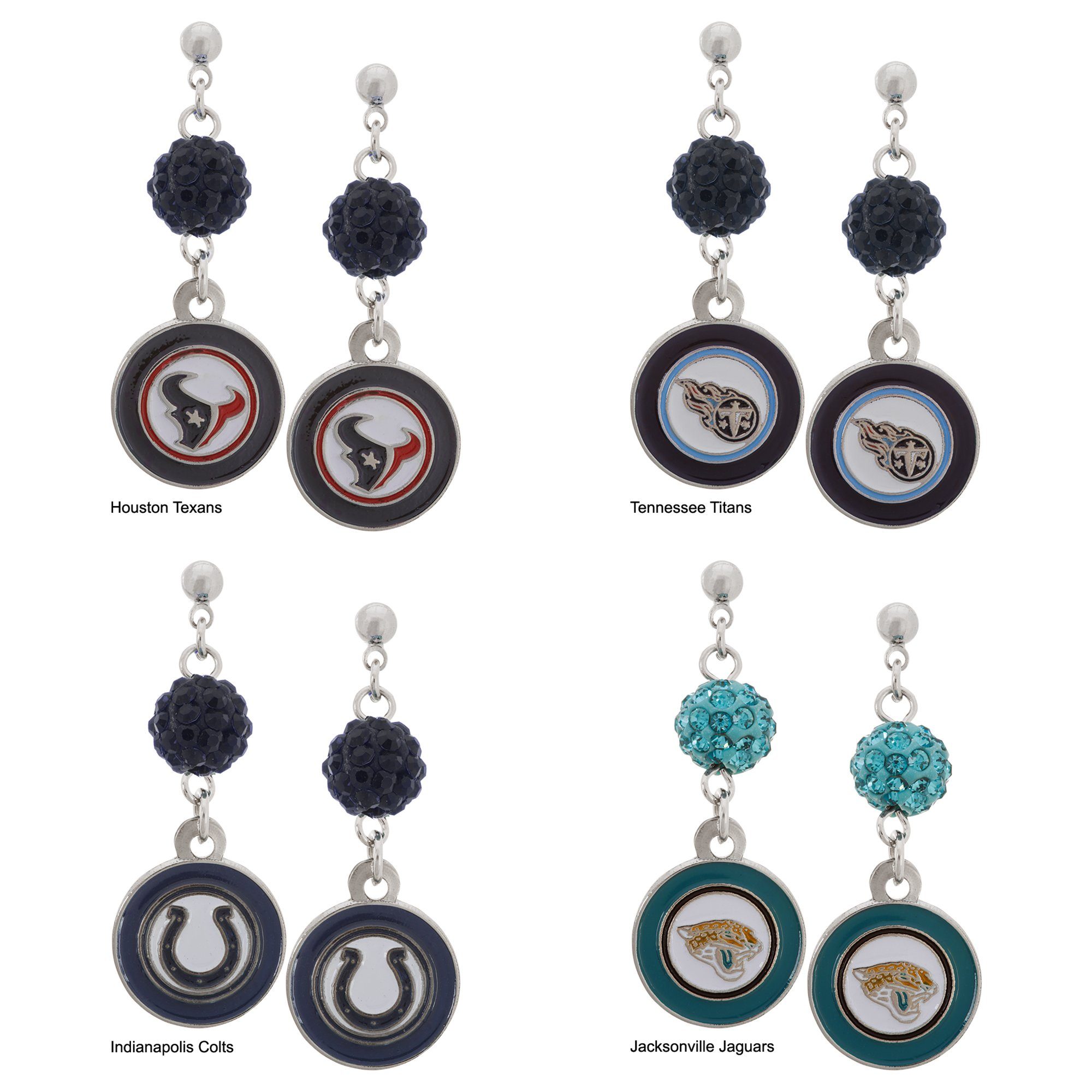 Officially Licensed NFL Stainless Steel Earrings - Aaria Tees Aaria Tees