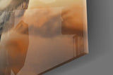 Lake and Mountain Landscape Glass Wall Art Aaria Tees