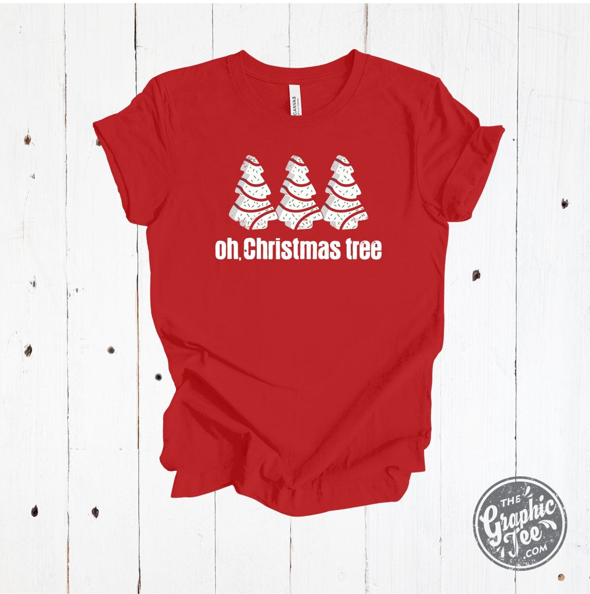 Oh Christmas Tree YOUTH AND TODDLER Short Sleeve Tee - Aaria Tees