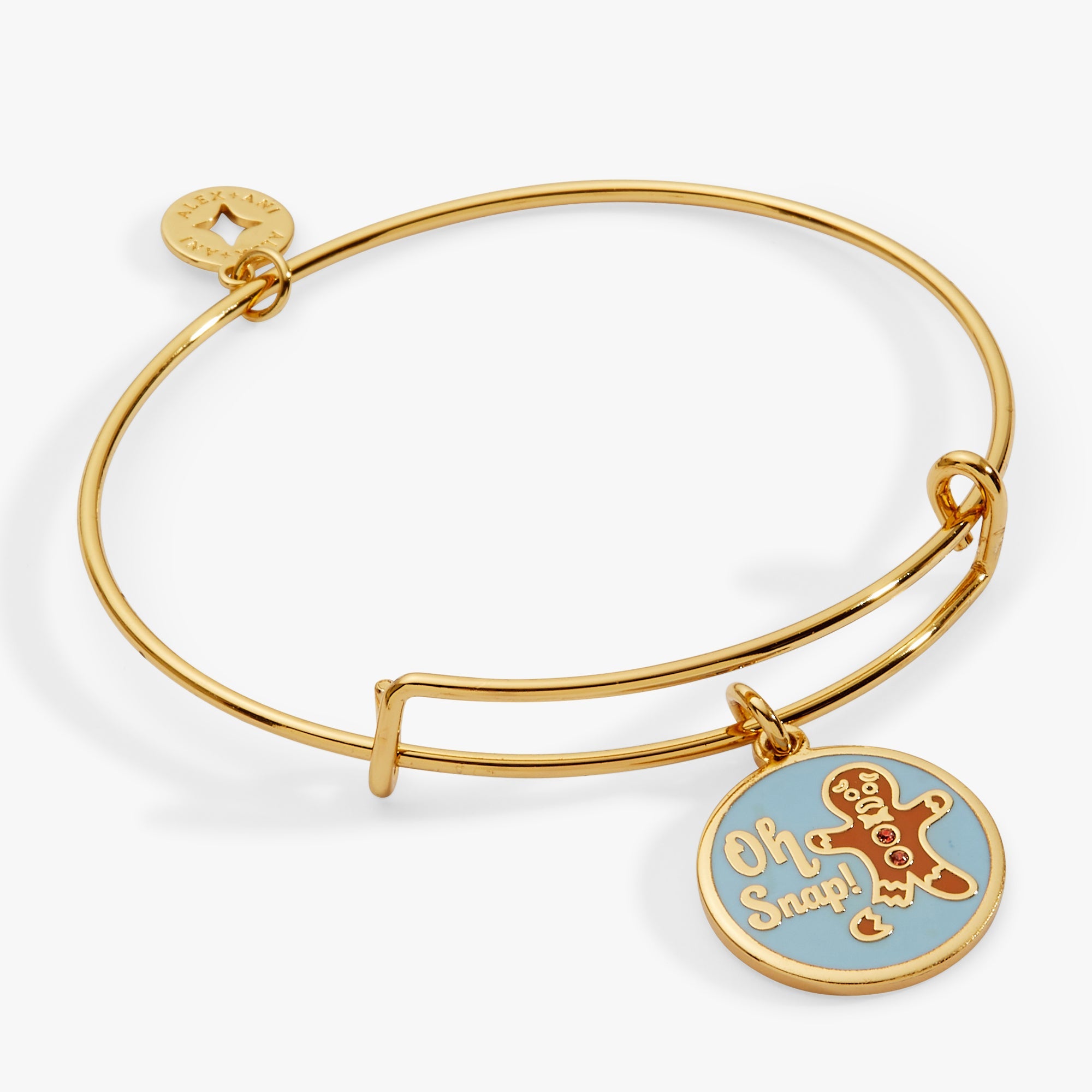 'Oh Snap!' Gingerbread Charm Bangle - Aaria Tees Aaria Tees