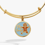 'Oh Snap!' Gingerbread Charm Bangle - Aaria Tees Aaria Tees