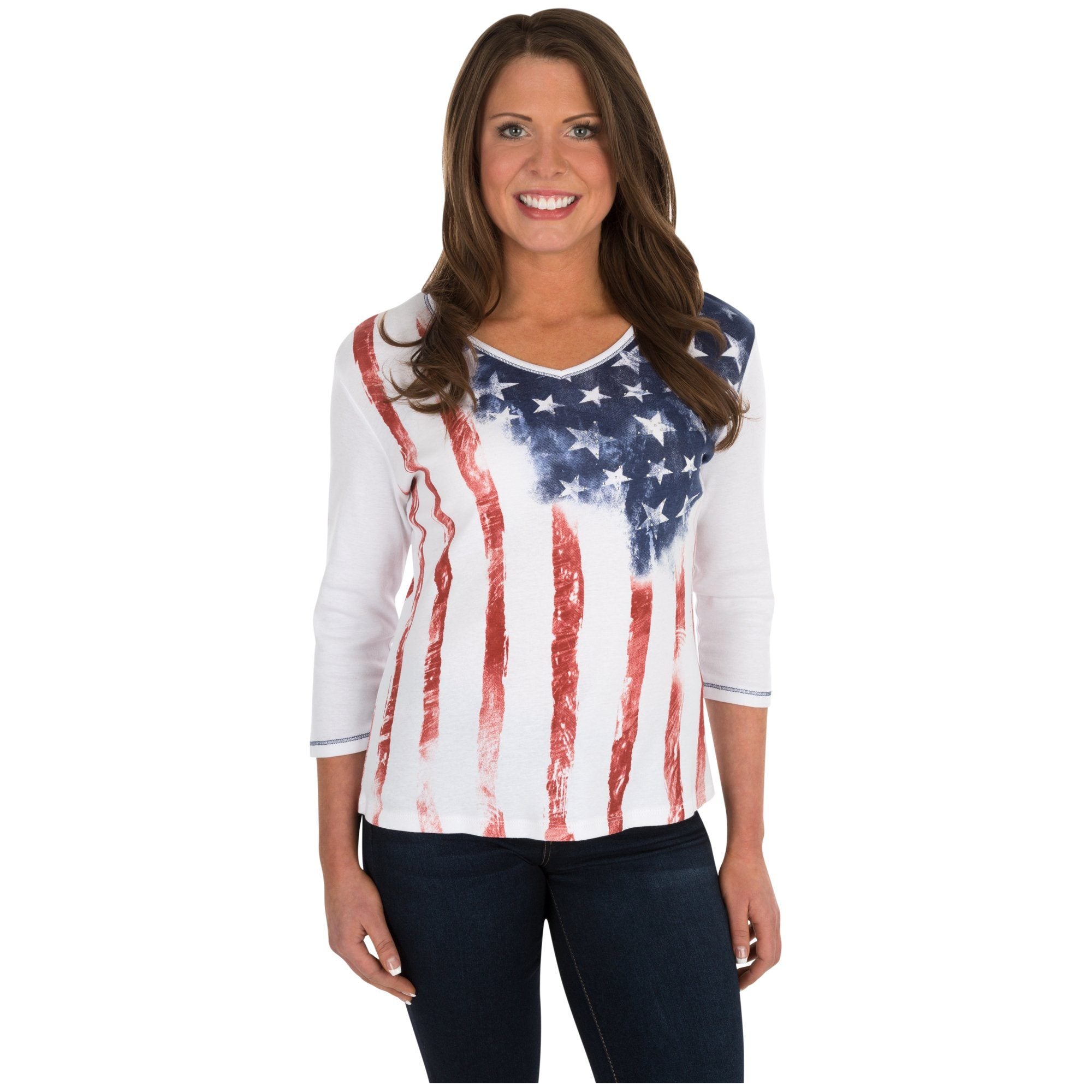 Old Glory Baby Rib Top - Aaria Tees Aaria Tees