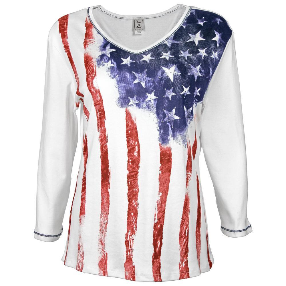 Old Glory Baby Rib Top - Aaria Tees Aaria Tees