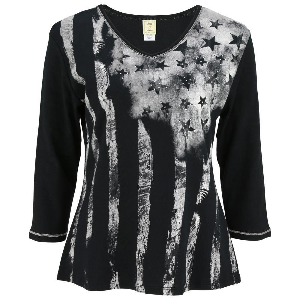 Old Glory Baby Rib Top - Aaria Tees Aaria Tees