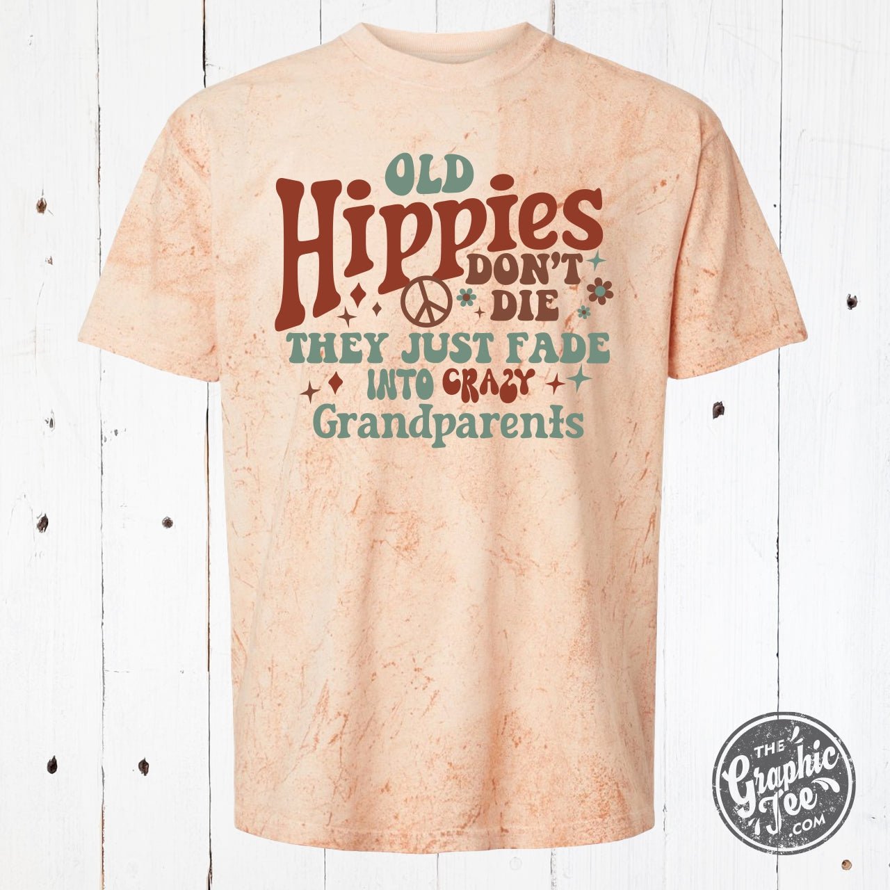 Old Hippies Colorblast Short Sleeve Tee - Aaria Tees Aaria Tees