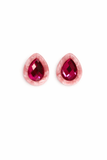 Olivia Statement Earrings Teardrop - Pink Cherry Blossom - Aaria Tees Aaria Tees