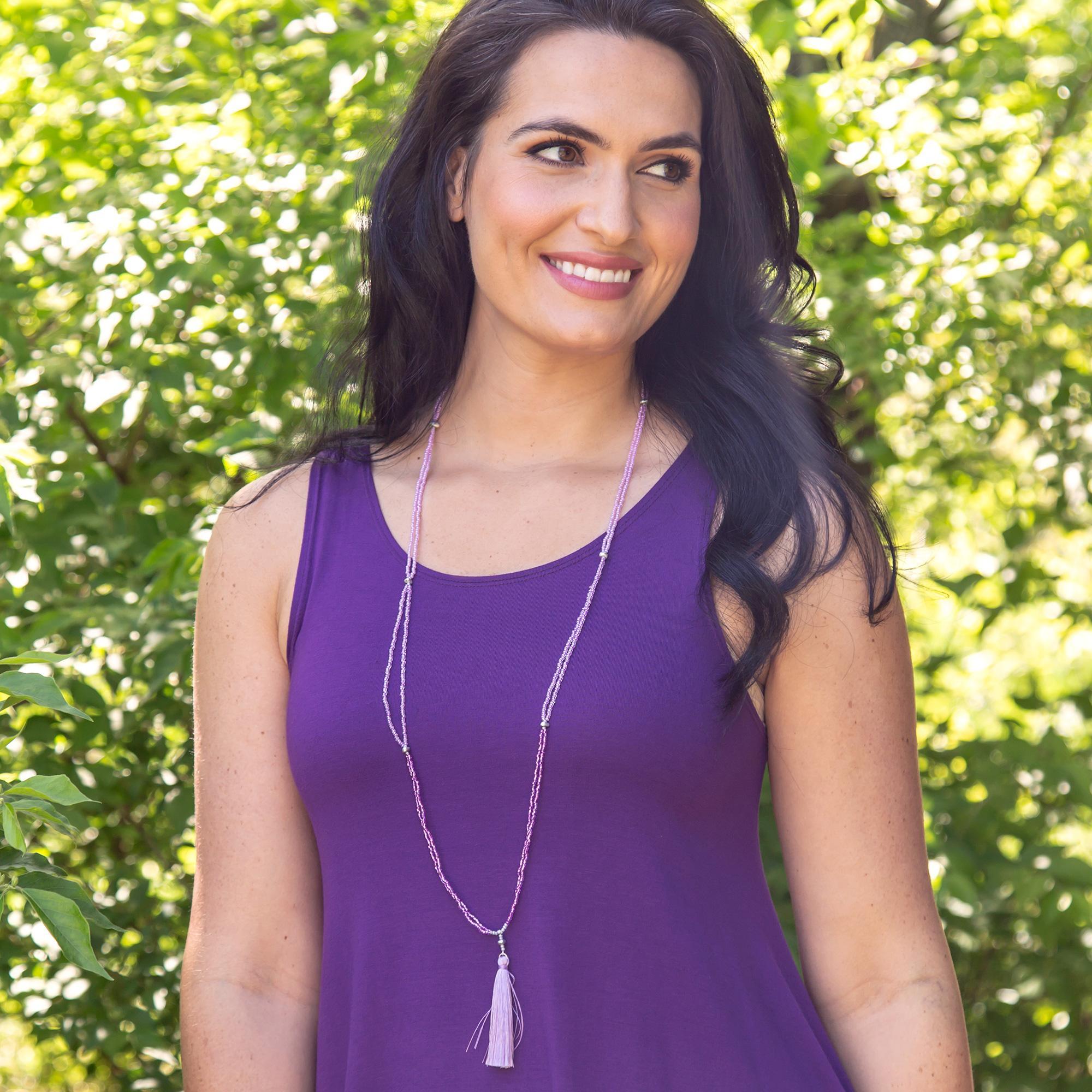 Ombre Tassel Necklace - Aaria Tees Aaria Tees