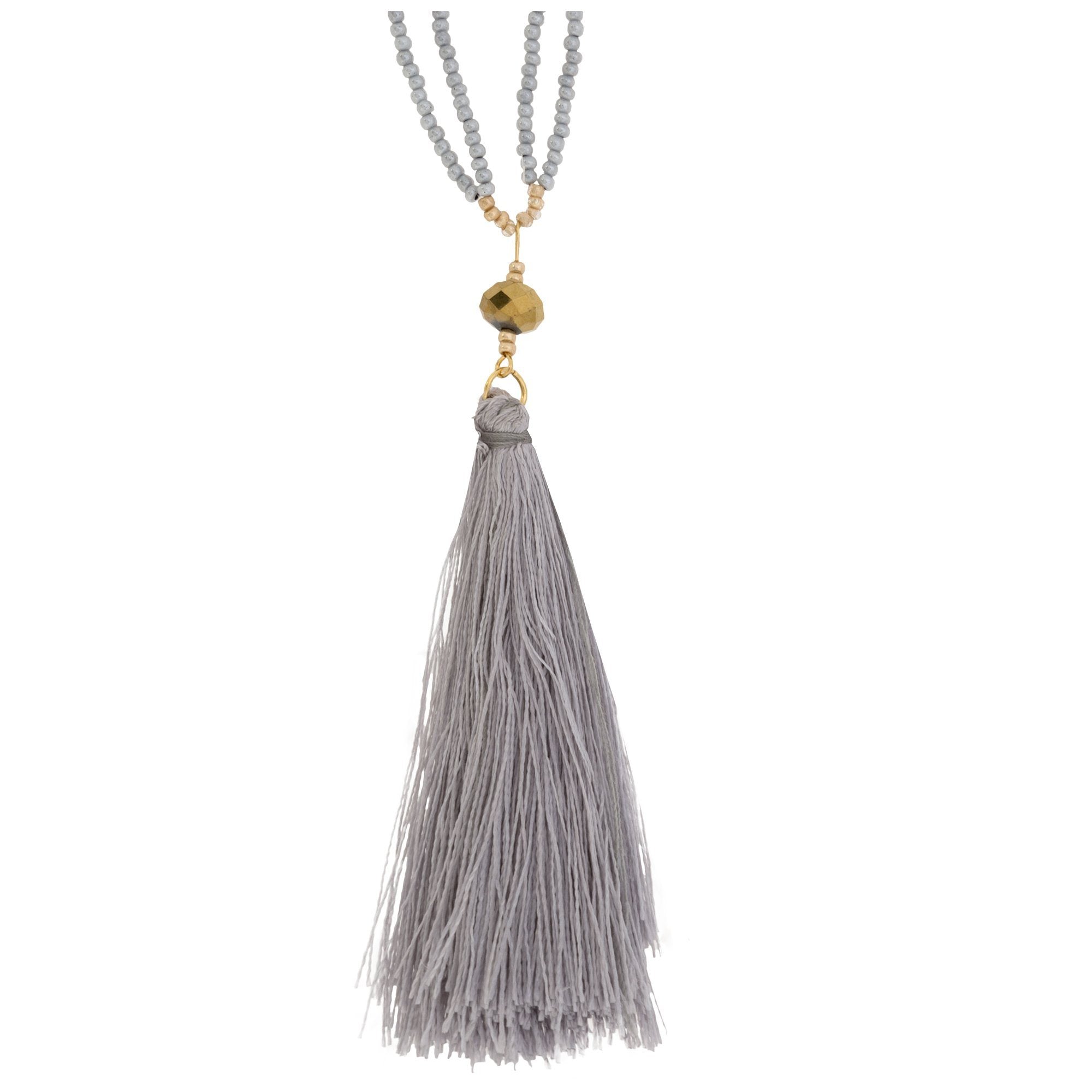 Ombre Tassel Necklace - Aaria Tees Aaria Tees