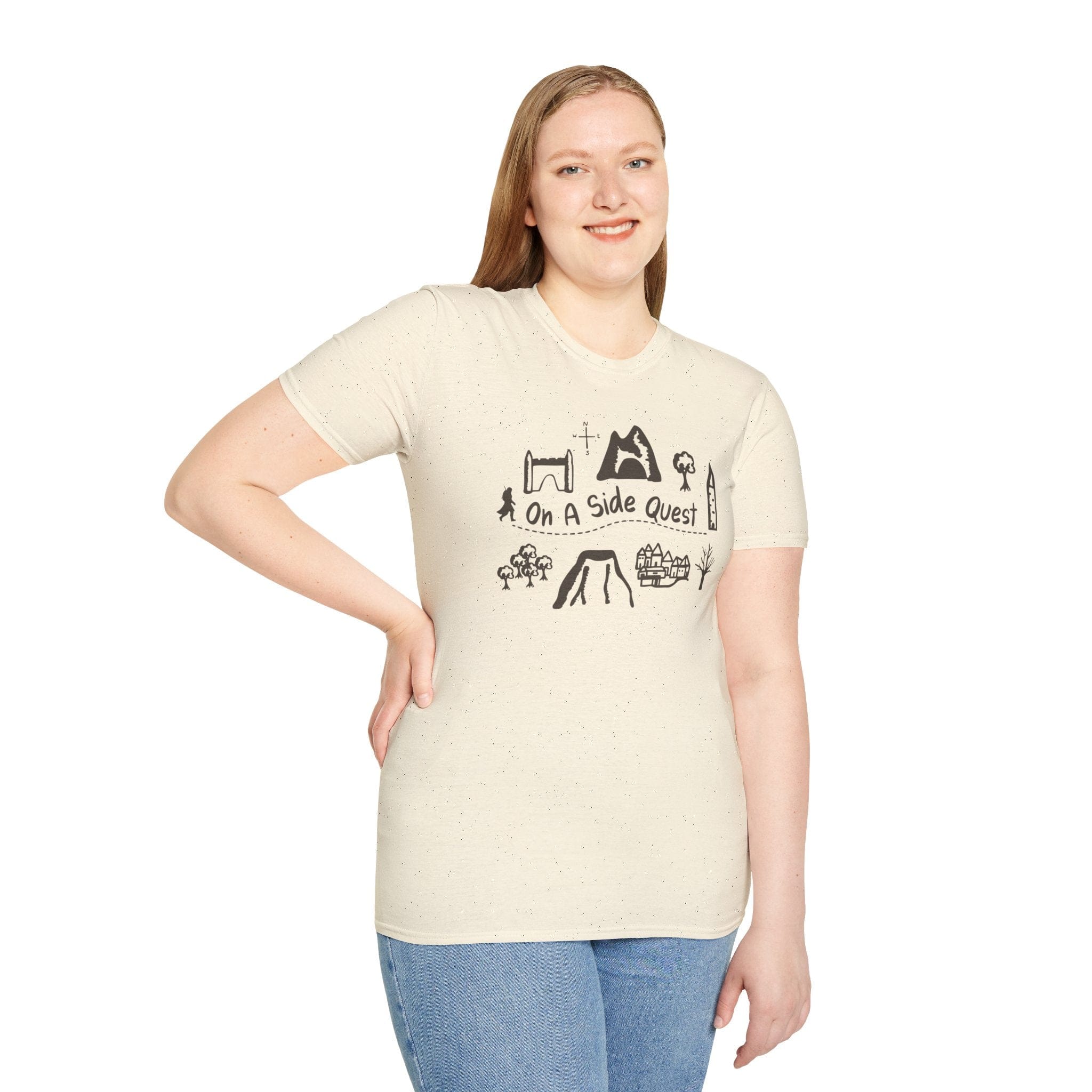On A Side Quest T-Shirt - Aaria Tees Aaria Tees