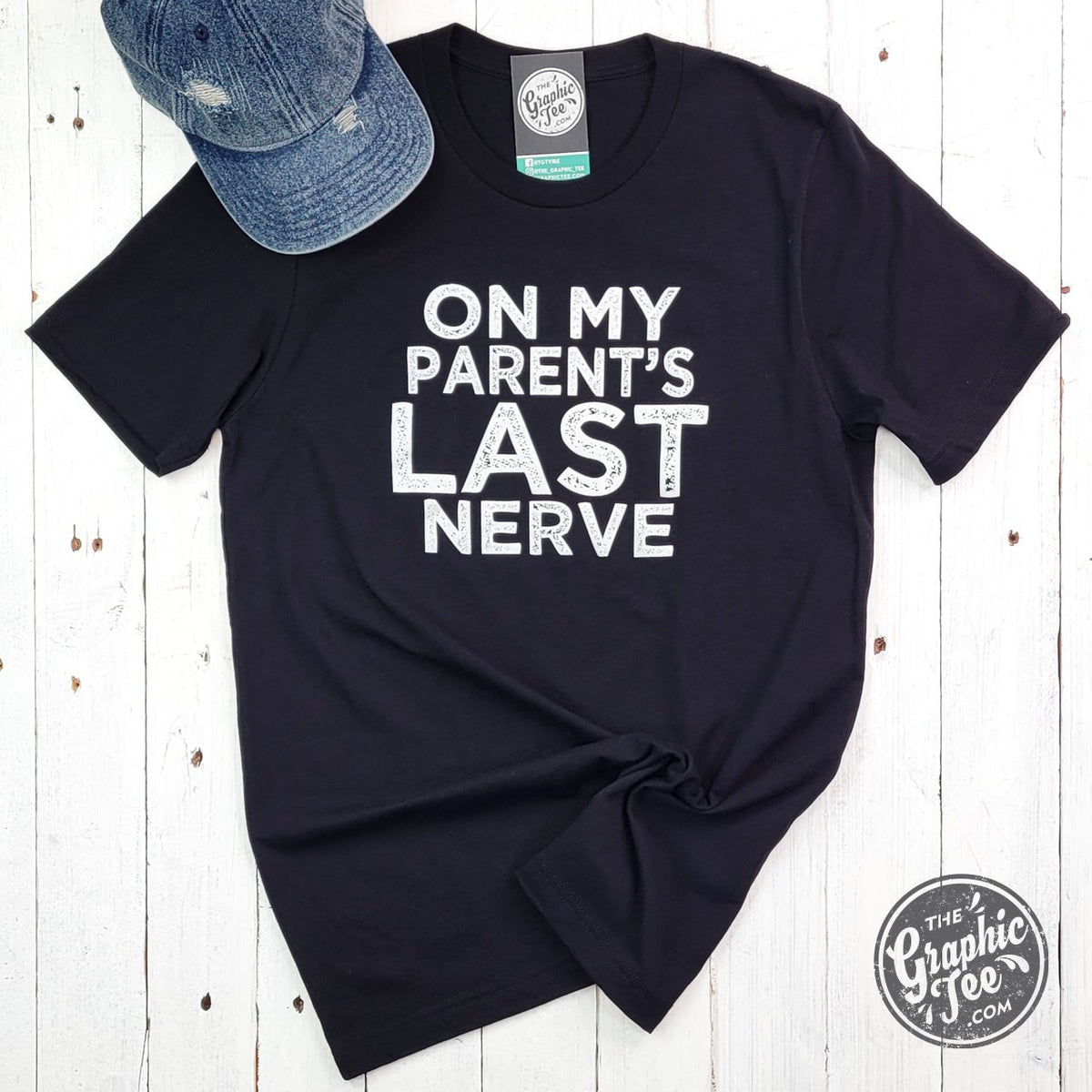 On My Parent's Last Nerve - Adult Unisex Tee - Aaria Tees