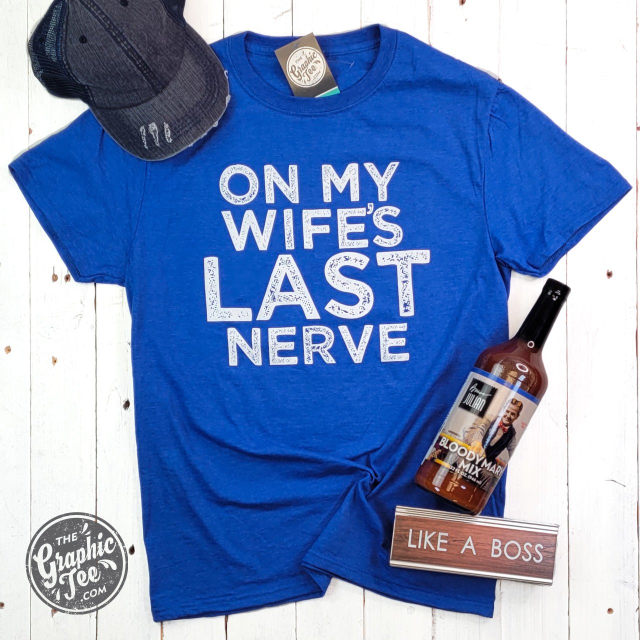 On My Wife's Last Nerve Unisex Tee - Aaria Tees Aaria Tees