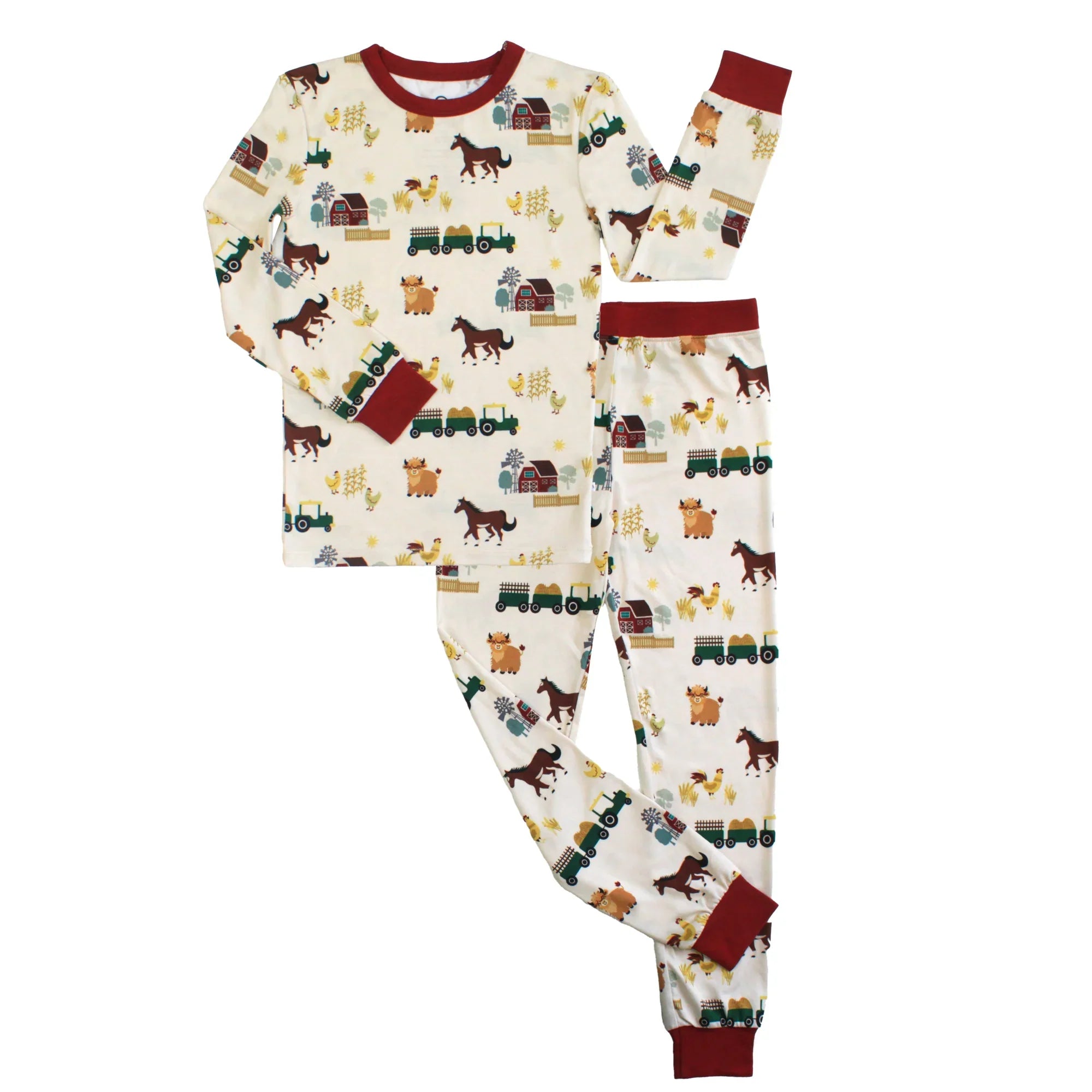On the Farm Pajama | Bamboo - Aaria Tees Aaria Tees