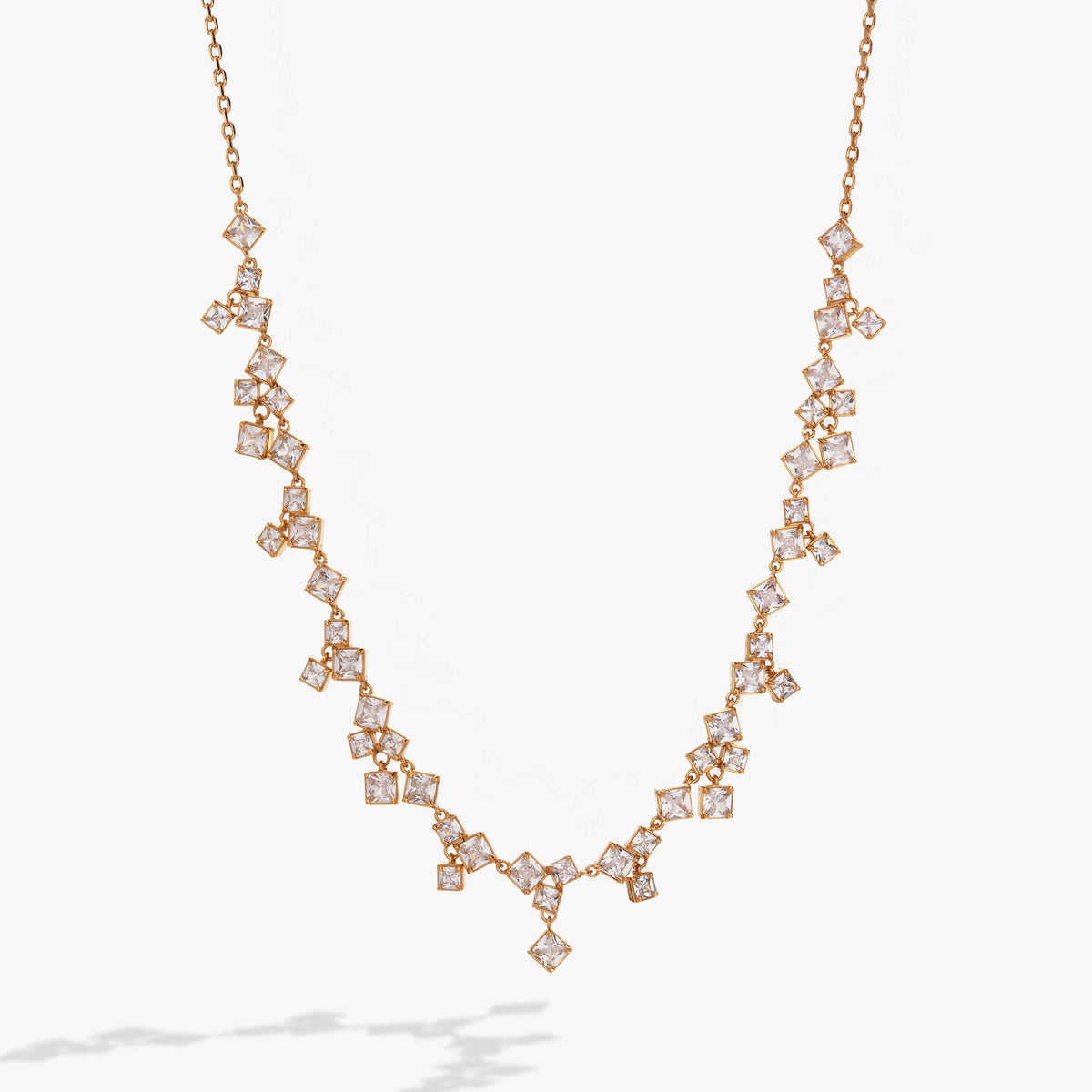 Crystal Chandelier Necklace - Aaria Tees