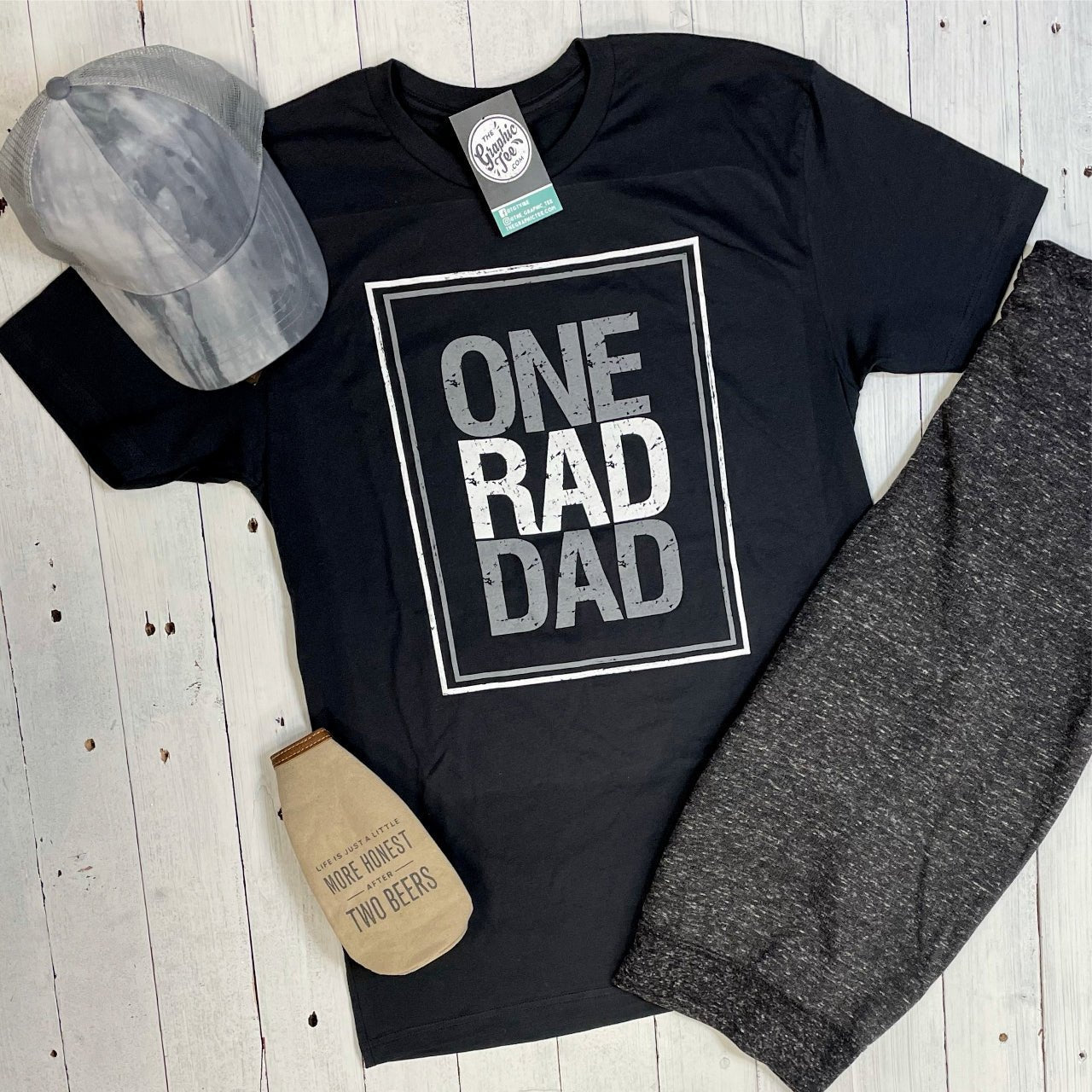 One Rad Dad - Adult Tee - Aaria Tees Aaria Tees