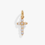 Opal Cross Interchangeable Charm - Aaria Tees Aaria Tees