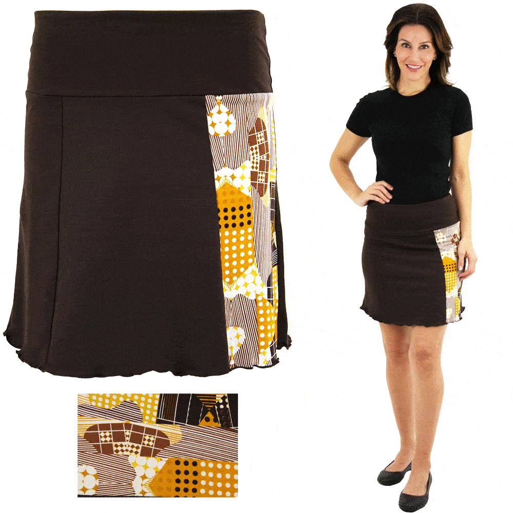 Open Arms Honeycomb Graphic Skirt - Aaria Tees Aaria Tees