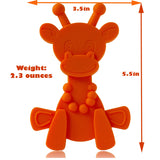 Little bamBAM Baby Teething Toy – Orange - Aaria Tees Aaria Tees