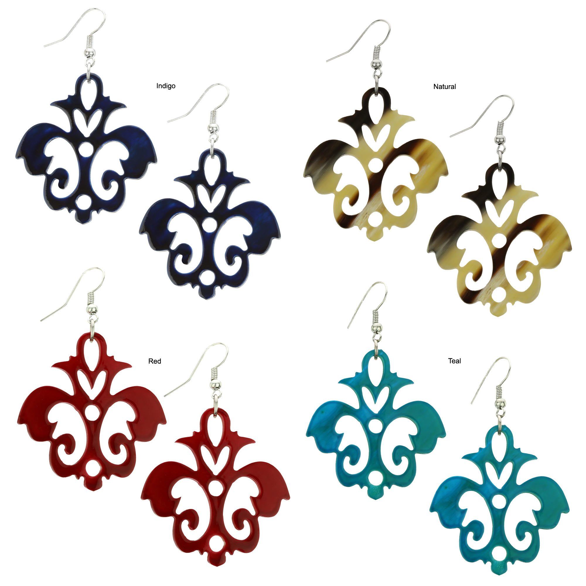 Orchid Earrings - Aaria Tees Aaria Tees