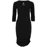 Organic Shirred Tunic Dress - Aaria Tees Aaria Tees