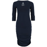 Organic Shirred Tunic Dress - Aaria Tees Aaria Tees