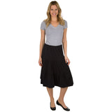Organic Tiered Travel Skirt - Aaria Tees Aaria Tees