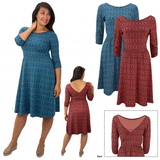 Organic V-Back Wrap Dress - Aaria Tees Aaria Tees