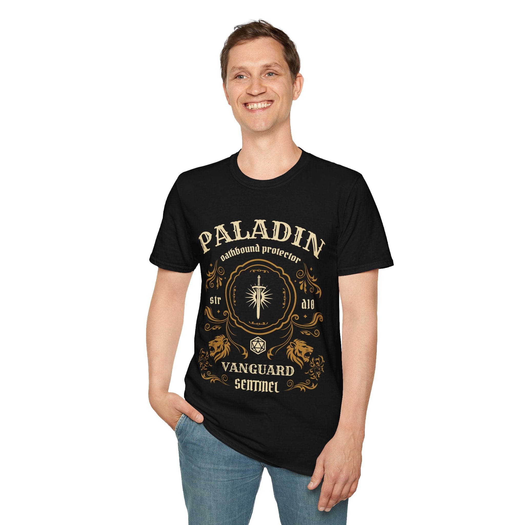 Paladin Class Vintage Label T-Shirt - Aaria Tees Aaria Tees