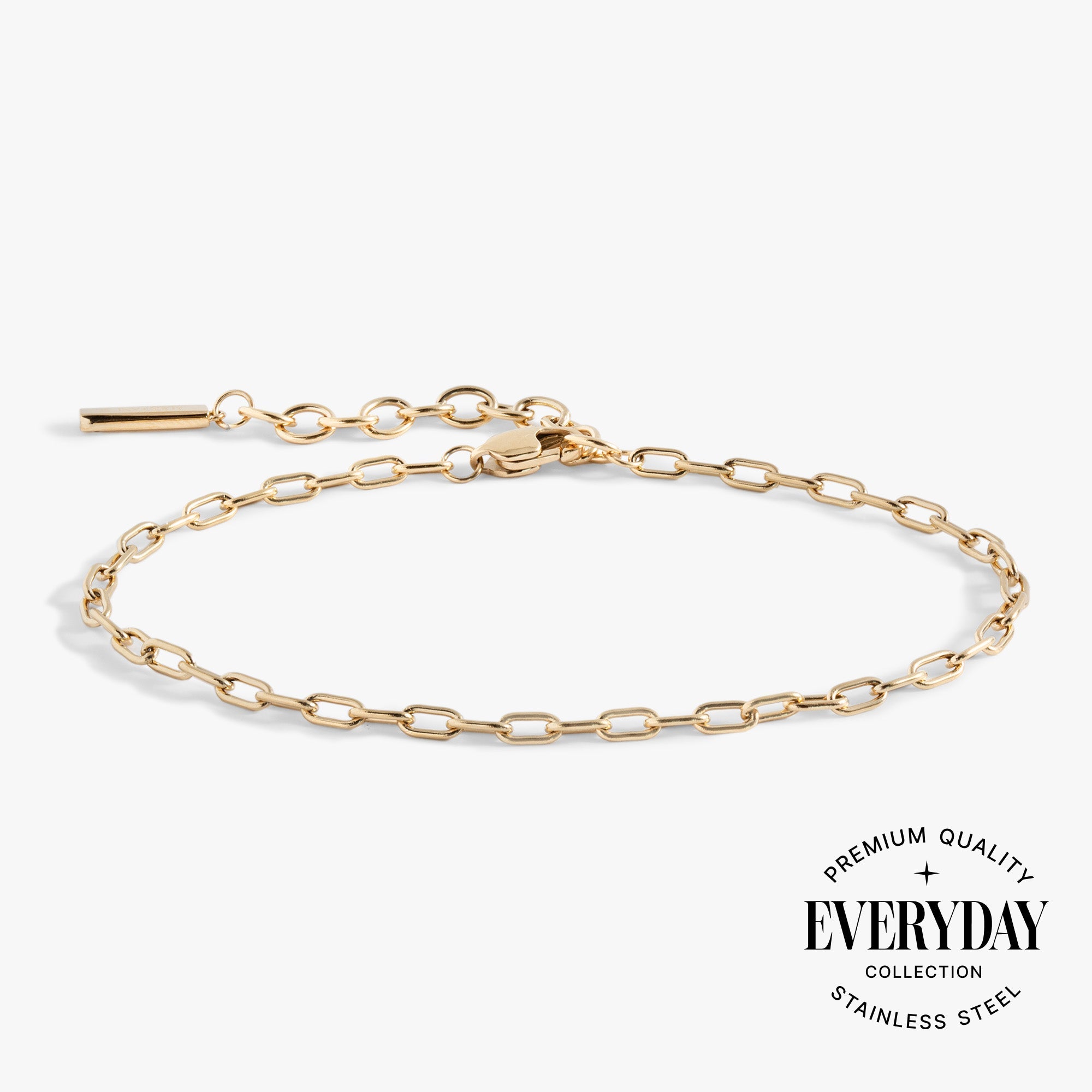 Everyday Paperclip Chain Bracelet - Aaria Tees Aaria Tees