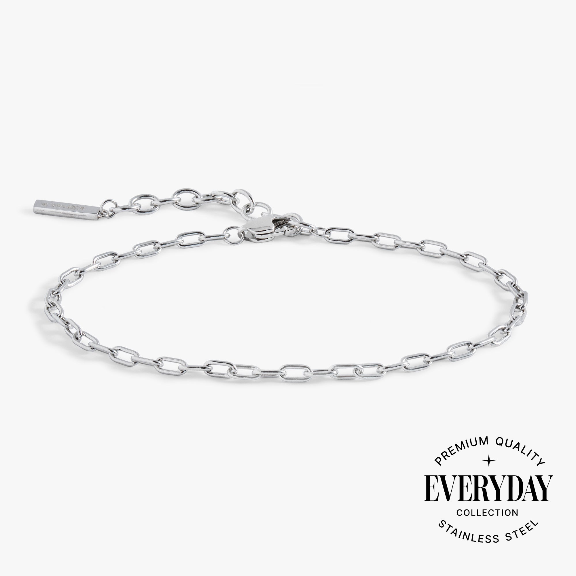 Everyday Paperclip Chain Bracelet - Aaria Tees Aaria Tees
