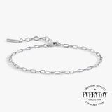 Everyday Paperclip Chain Bracelet - Aaria Tees Aaria Tees