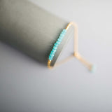 Blue Chalcedony Adjustable Stacking Bracelet Aaria Tees