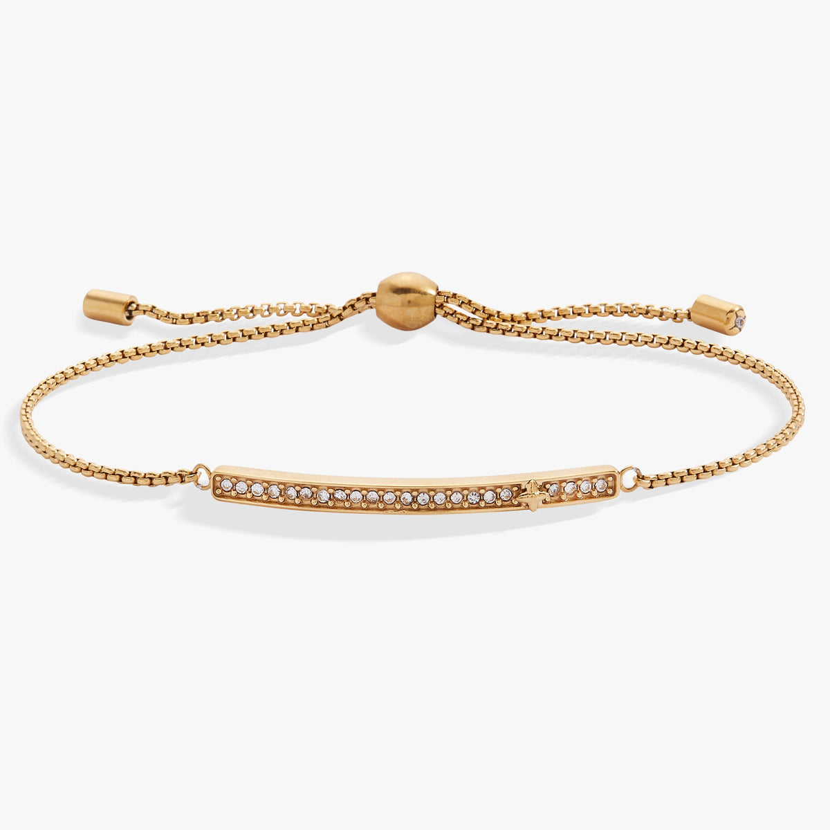 April Everyday Birthstone Pave Bolo Bracelet - Aaria Tees