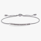 April Everyday Birthstone Pave Bolo Bracelet - Aaria Tees Aaria Tees