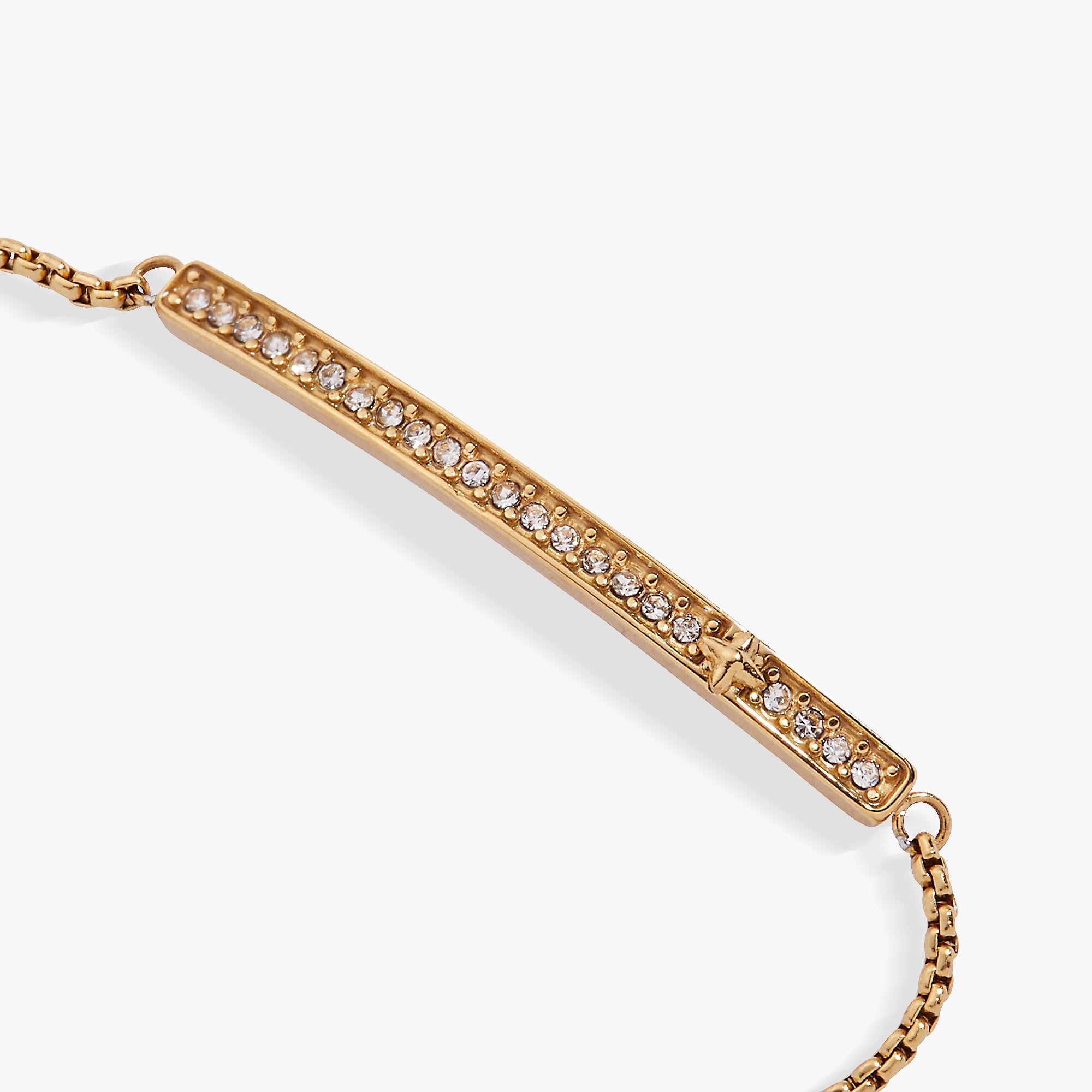 April Everyday Birthstone Pave Bolo Bracelet - Aaria Tees Aaria Tees