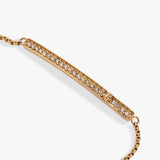 April Everyday Birthstone Pave Bolo Bracelet - Aaria Tees Aaria Tees