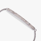 April Everyday Birthstone Pave Bolo Bracelet - Aaria Tees Aaria Tees
