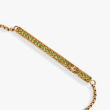 August Everyday Birthstone Pave Bolo Bracelet - Aaria Tees Aaria Tees