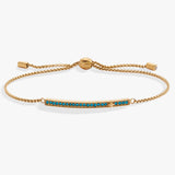 December Everyday Birthstone Pave Bolo Bracelet - Aaria Tees Aaria Tees