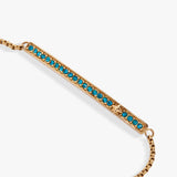December Everyday Birthstone Pave Bolo Bracelet - Aaria Tees Aaria Tees