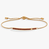 January Everyday Birthstone Pave Bolo Bracelet - Aaria Tees Aaria Tees