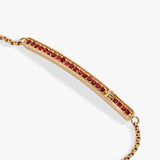 January Everyday Birthstone Pave Bolo Bracelet - Aaria Tees Aaria Tees
