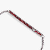 January Everyday Birthstone Pave Bolo Bracelet - Aaria Tees Aaria Tees